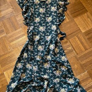 Floral Ruffle Maxi Dress